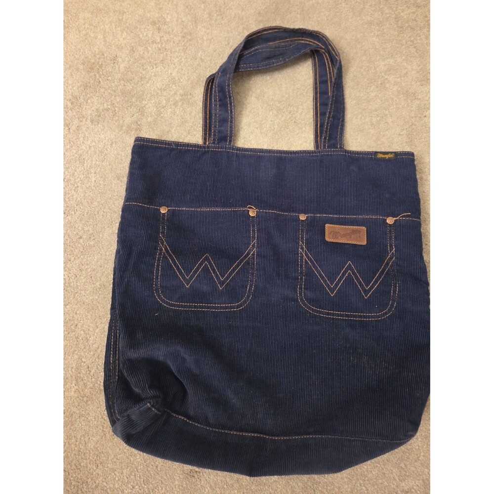 Wrangler Blue Denim & Corduroy Tote Bag